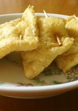穂先メンマのパリパリ油揚げ焼き-レシピのメイン写真