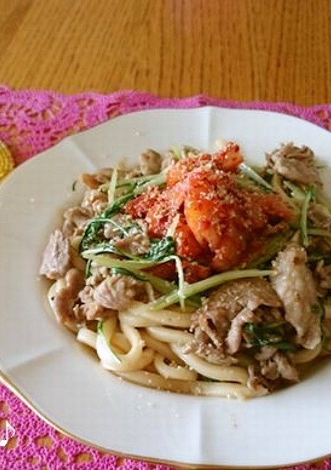 ファミコレ★コクうま焼きうどん♪-レシピのメイン写真