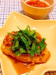 簡単☆豆腐ハンバーグの南蛮だれ-レシピのメイン写真