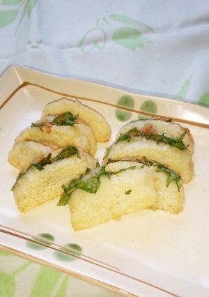 蒲鉾の天ぷら♡梅しそ味-レシピのメイン写真