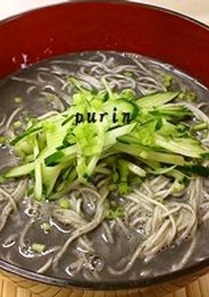 スープもゴクゴク飲める！黒ゴマ豆乳素麺-レシピのメイン写真