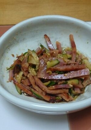 焼き豚の中華風おつまみ !-レシピのメイン写真