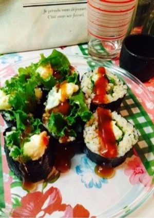 ポテサラミートボール＊海苔巻き。-レシピのメイン写真