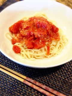 トマト冷やしうどん♡パスタにも-レシピのメイン写真