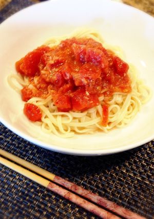 トマト冷やしうどん♡パスタにも-レシピのメイン写真
