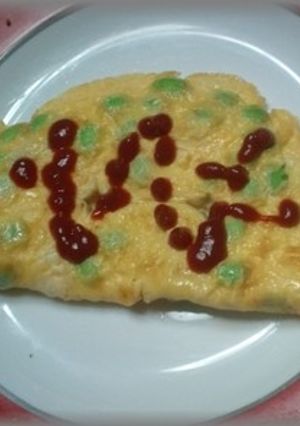 枝豆のオムレツ風卵焼き-レシピのメイン写真