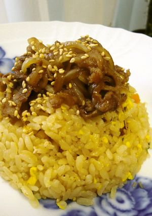 ファミコレで♪夏だ！スタミナ♪焼肉炒飯-レシピのメイン写真