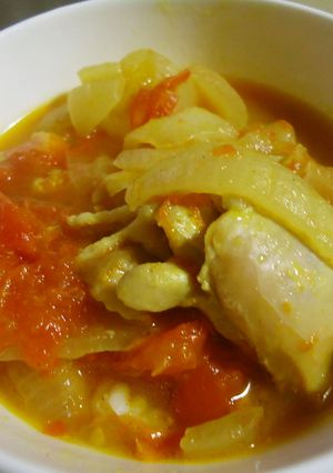 鶏のトマトカレー煮込み-レシピのメイン写真