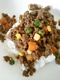 簡単そぼろご飯。-レシピのメイン写真