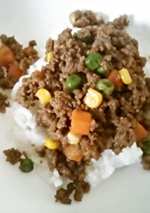 簡単そぼろご飯。-レシピのメイン写真