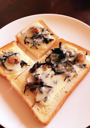 ひじきチーズトースト-レシピのメイン写真