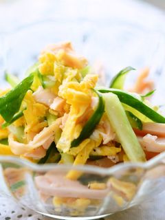 三色中華サラダ-レシピのメイン写真