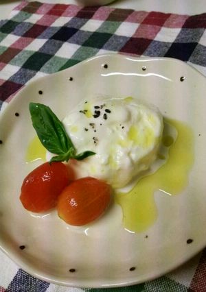 バニラアイスdeカプレーゼ風スイーツ-レシピのメイン写真