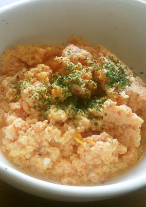 冷凍トマトすりすり♪スクランブルエッグ-レシピのメイン写真