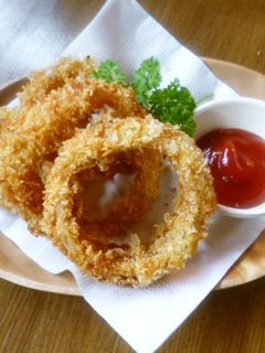 誰でも簡単オニオンリング赤玉ねぎ by ははぁ 【クックパッド