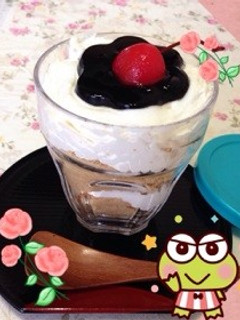 初心者さんカフェデザート…(o˘◡˘o)-レシピのメイン写真