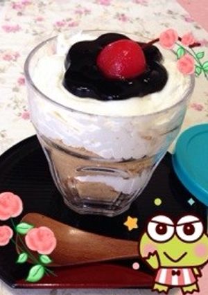 初心者さんカフェデザート…(o˘◡˘o)-レシピのメイン写真