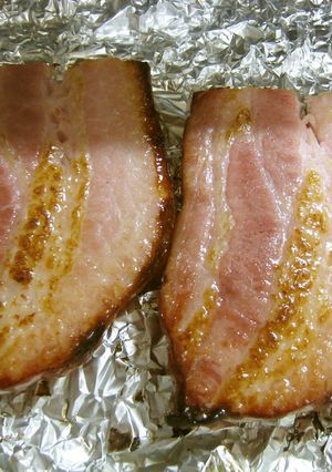 ハム、ベーコン　焼いてから冷凍保存-レシピのメイン写真