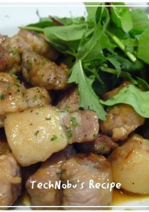 豚肉のリンゴソース-レシピのメイン写真
