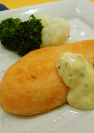 業務用スチコンレシピ　鮭のムニエル-レシピのメイン写真