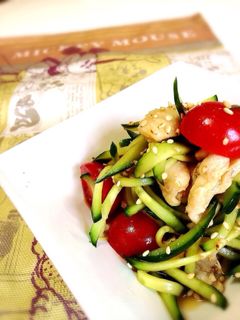 余った鶏皮で簡単サラダ★-レシピのメイン写真