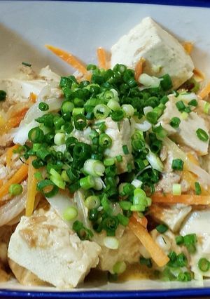 豆腐とツナのオイマヨ炒め-レシピのメイン写真