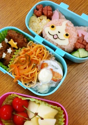 ２０１４年夏キャラ弁　ジバニャン弁当☆-レシピのメイン写真