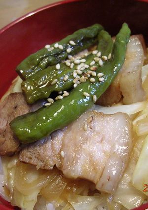 やわらか豚角煮のどんぶり☆-レシピのメイン写真