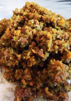 ヘルシー☆牛ひき肉のドライカレー-レシピのメイン写真