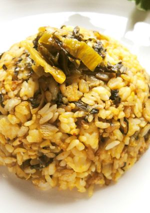 明太子屋の簡単♪パパッと高菜チャーハン-レシピのメイン写真