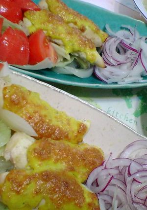 蒸し鶏のチーズマスタード焼き☆-レシピのメイン写真
