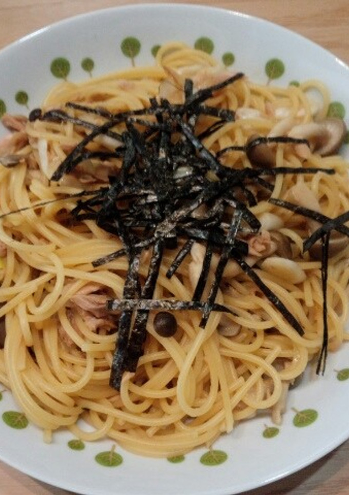 めんつゆで☆ツナとしめじの和風パスタ-レシピのメイン写真