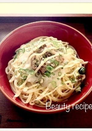＊美人ごはん＊冷たい納豆おろしパスタ-レシピのメイン写真