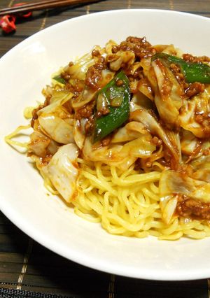 甘味噌炒めの焼きそば(回鍋肉風)-レシピのメイン写真