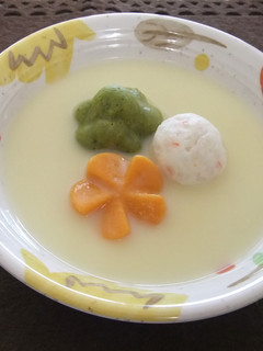介護食 野菜とかに団子のスープ-レシピのメイン写真