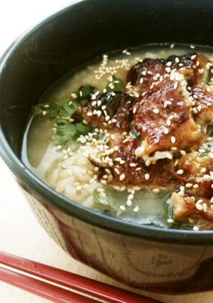 うなぎを食べたら！ひつまぶしほうじ茶粥-レシピのメイン写真