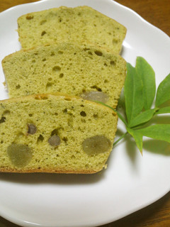 HCM☆ごろっと甘納豆抹茶パウンドケーキ-レシピのメイン写真