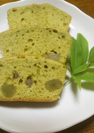 HCM☆ごろっと甘納豆抹茶パウンドケーキ-レシピのメイン写真