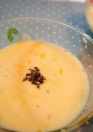 今年の夏はコレ！冷製とうもろこしスープ☆-レシピのメイン写真