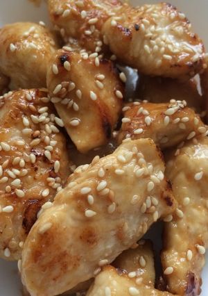 鶏の照り焼き＋ごま-レシピのメイン写真