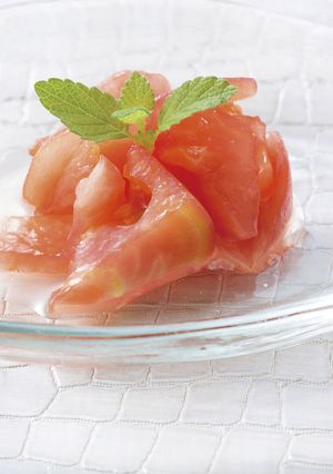 簡単減塩！トマトのレモン漬け-レシピのメイン写真