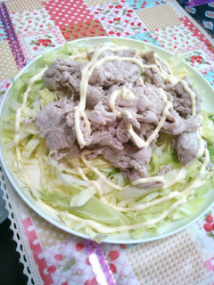 キャベツ豚肉サラダ-レシピのメイン写真
