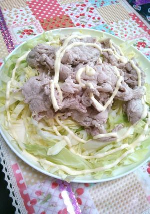 キャベツ豚肉サラダ-レシピのメイン写真