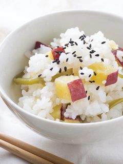簡単減塩!さつまいもご飯-レシピのメイン写真