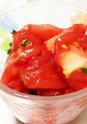 簡単トマトのレモン塩和え-レシピのメイン写真