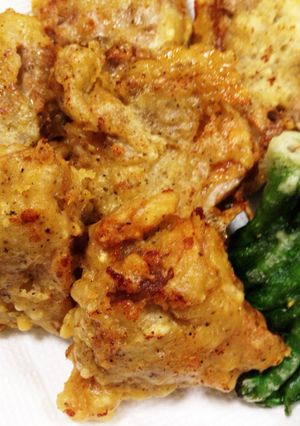 鳥肉と豚コマ肉の竜田揚げ風天ぷら-レシピのメイン写真