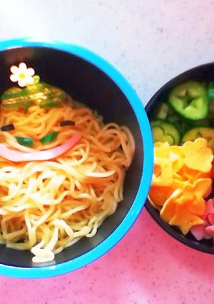 冷し中華でホノボーノ 妖怪ウォッチ♪-レシピのメイン写真