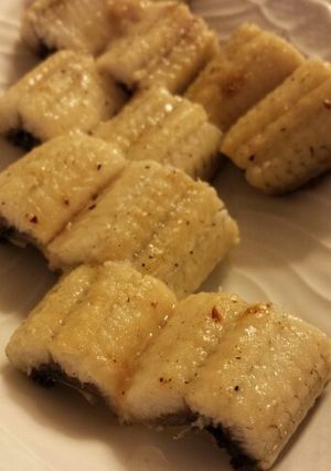 蒲焼きに飽きたら鰻の白焼きワイン蒸し-レシピのメイン写真
