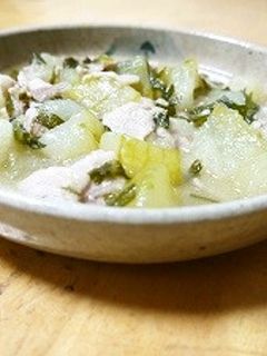 豚バラと冬瓜の煮者-レシピのメイン写真