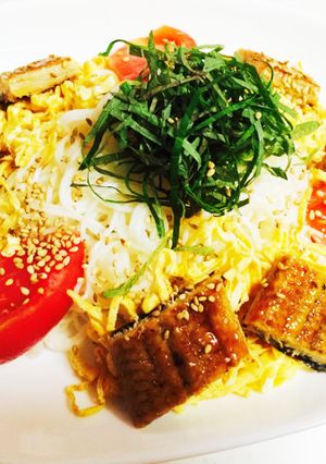 簡単！うなぎそうめん-レシピのメイン写真